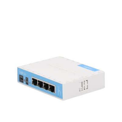 (hAP Lite) 4 Puertos Fast Ethernet y  Wi-Fi 2.4 GHz 802.11 b/g/n