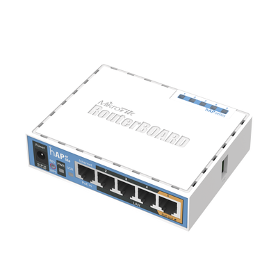 (hAP ac lite) 5 Puertos Fast Ethernet, WiFi Doble Banda 802.11ac