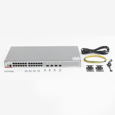 Switch de Acceso Capa 3 con doble Chip para Alta Disponibilidad Ideal en Redes Empresariales con 24 puertos Gigabit y 4 SFP+ 10Gb