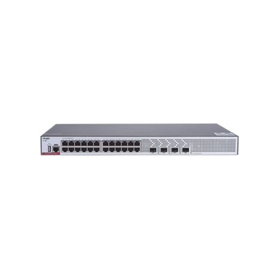 Switch de Acceso Capa 3 con doble Chip para Alta Disponibilidad Ideal en Redes Empresariales con 24 puertos Gigabit y 4 SFP+ 10Gb