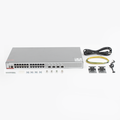 Switch Administrable Capa 3 con 48 puertos Gigabit + 4 SFP+ para fibra 10Gb, gestión gratuita desde la nube.