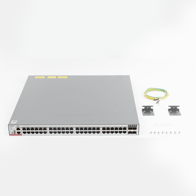 RG-CS83-48GT4XS-PD Switch Administrable Capa 3 PoE con 48 puertos Gigabit 802.3af/at + 4 SFP+ para fibra 10Gb, hasta 1,480 watts, gestión gratuita desde la nube.