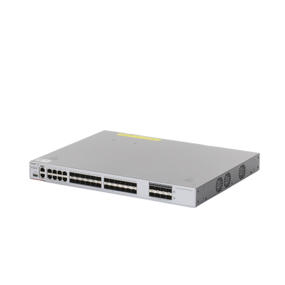 Switch Core Administrable Capa 3 con 8 puertos Gigabit, 24 SFP y 8 SFP+ Combo para fibra 10Gb, gestión gratuita desde la nube.