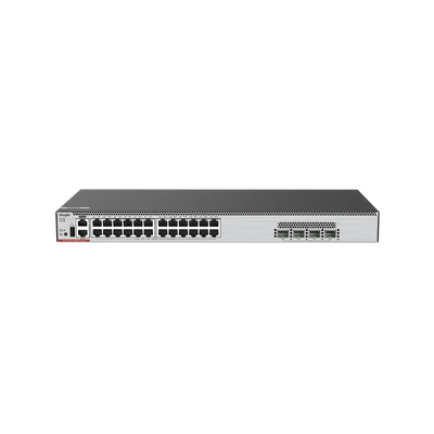 Switch Core PoE 802.3bt 370W Capa 3 Multi-Gigabit 24 puertos 5Gb/2.5Gb/1Gb/100M, 4 puertos fibra SFP28 25Gb