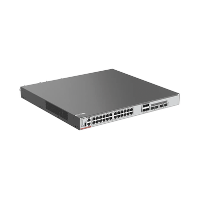 Switch Core 24 Puertos PoE 802.3bt Class 2 (FULL Hi-PoE 90 W) Capa 3 Multi-Gigabit 10G y SFP28 25G