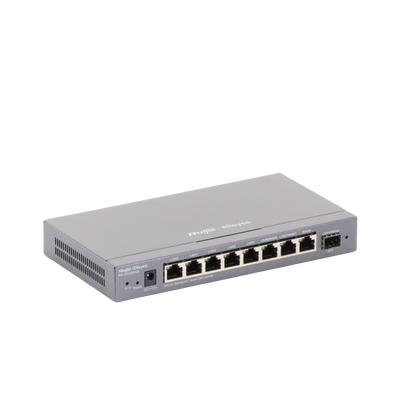 Router Balanceador Cloud, 8 puertos gigabit y 1 puerto SFP, soporta 4x WAN configurables, hasta 200 clientes.