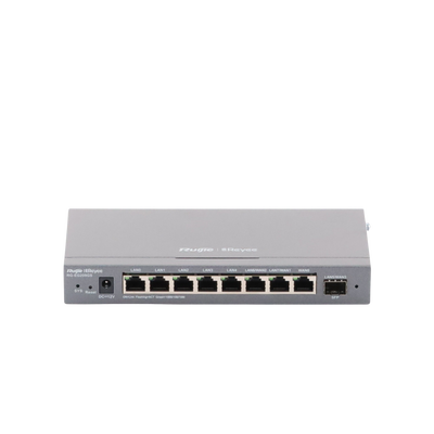 Router Balanceador Cloud, 8 puertos gigabit y 1 puerto SFP, soporta 4x WAN configurables, hasta 200 clientes.