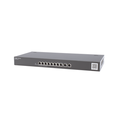 Router Balanceador Cloud, 10 puertos gigabit, soporta  4x WAN configurables, hasta 200 clientes con desempeño de 1Gbps asimétricos