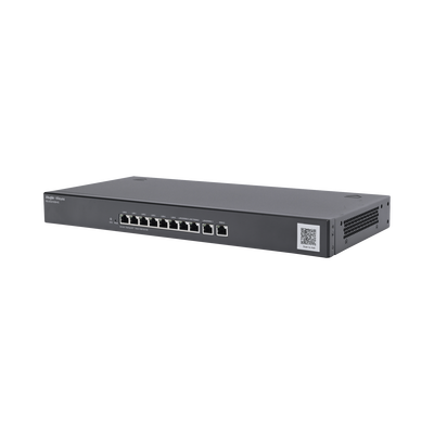 Router Balanceador Administrable , 6 puertos LAN  y 3 puertos LAN/WAN gigabit y 1 Puerto WAN gigabit, hasta 350 clientes con desempeño de 1.5 Gbps asimétricos