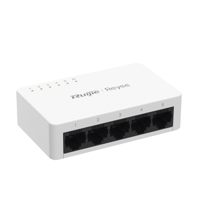 Switch no PoE no administrado, con 5 puertos Gigabit