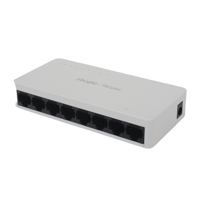 Switch no PoE no administrado, con 8 puertos Gigabit