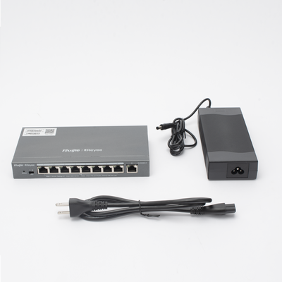 Switch Administrable 8 Puertos PoE+ 802.3af/at Gigabit, gestión gratuita desde la nube, 120w