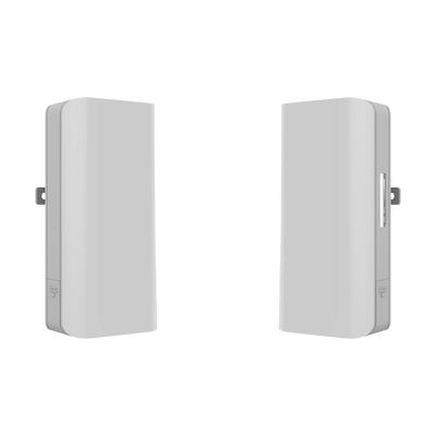 Kit completo Punto a Punto Pre-Configurado hasta 1 Km listos para enlazar, administrable en la Nube, Banda 5Ghz AC WAVE2 MU-MIMO 2X2, Puertos 10/100.