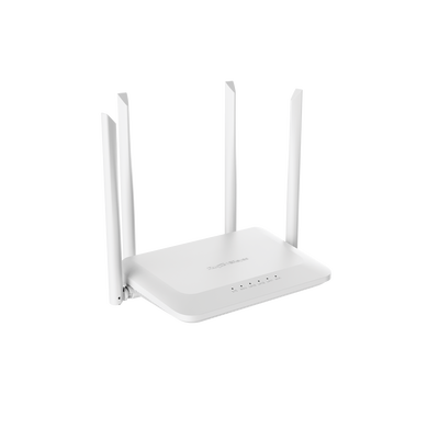 Home Router Inalambrico Wi-Fi5 Doble Banda, 1 Puerto Wan 10/100 y 3 Puertos Lan 10/100 Hasta 1,200 Mbps