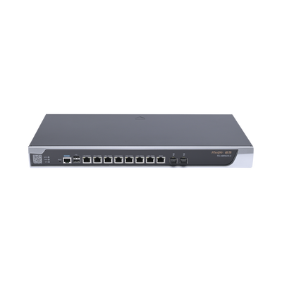 RG-NBR6205-E Router Core Administrable Cloud 8 Puertos Gigabit y 2 Puertos SFP hasta 500 Clientes