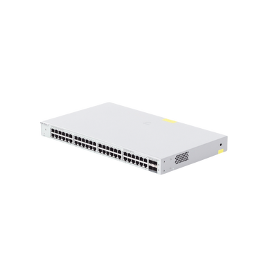 Switch Administrable Capa 2+ Plus, con 48 puertos Gigabit + 4 SFP+ para fibra 10Gb, gestión gratuita desde la nube