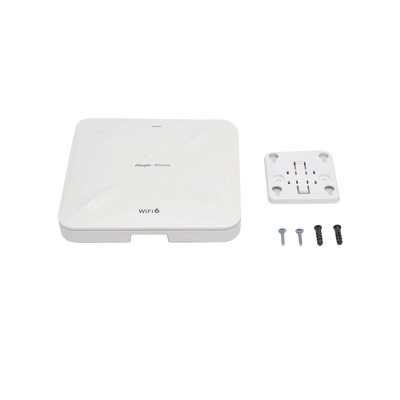 Punto de Acceso Wi-Fi 6 para Interior, se Instala en Techo o Pared, hasta 512 Usuarios y 1.7 Gbps, Doble Banda 802.11ax MU-MIMO 2x2