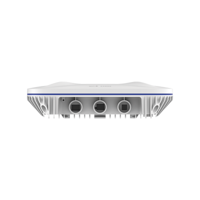 Punto de Acceso Wi-Fi 6 Industrial para Exterior Omnidireccional 5.95Gbps, MU-MIMO 4x4, 360°, Filtros Anti Interferencia y Auto Optimización con IA, puerto eth 2.5G y SFP