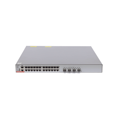 Switch Administrable Capa 3 PoE con 24 puertos Gigabit 802.3af/at + 4 SFP+ para fibra 10Gb, hasta 740 watts, gestión gratuita desde la nube.