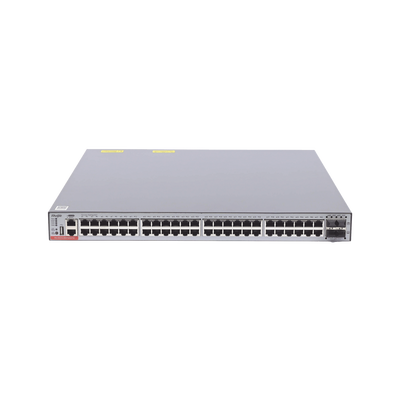 Switch Administrable Capa 3 PoE con 48 puertos Gigabit 802.3af/at + 4 SFP+ para fibra 10Gb, hasta 1,480 watts, gestión gratuita desde la nube.