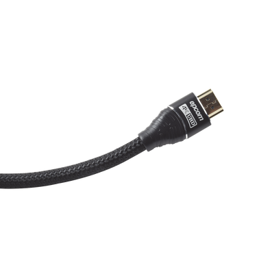 Cable HDMI Ultra-Resistente Redondo de 1.8m ( 5.9 ft ) Optimizado para Resolución 4K ULTRA HD