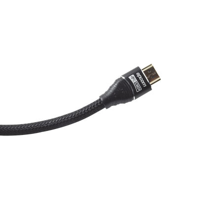 Cable HDMI Ultra-Resistente Redondo de 1m (3.2 ft) Optimizado para Resolución 4K ULTRA HD