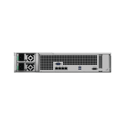 Servidor NAS para rack de 12 bahías / Expandible a 24 bahías / Hasta 288 TB / Doble fuente de poder