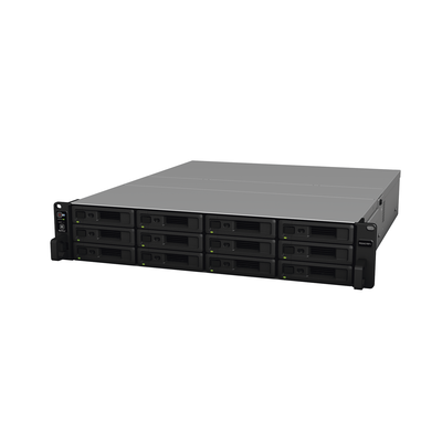 Servidor NAS para rack de 12 bahías / Expandible a 24 bahías / Hasta 288 TB / Doble fuente de poder