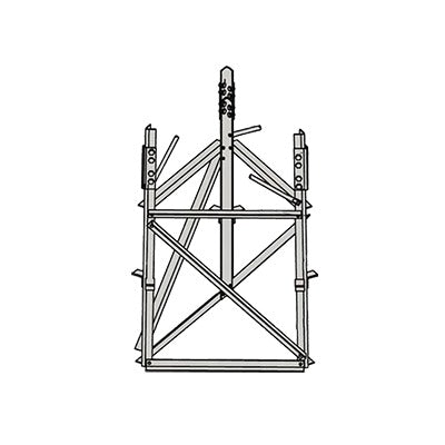 Base corta para sección 8 para Torres Autosoportadas RSL.