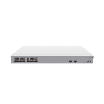 Switch Gigabit No Administrable PoE / 16 puertos 10/100/1000 Mbps (PoE) / 2 Puertos SFP Uplink / 124W