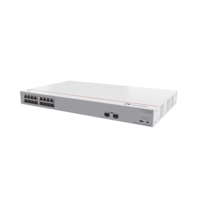 Switch Gigabit No Administrable PoE / 16 puertos 10/100/1000 Mbps (PoE) / 2 Puertos SFP Uplink / 124W