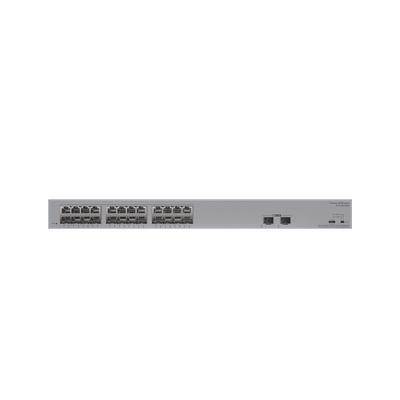 Switch Gigabit No Administrable PoE / 24 puertos 10/100/1000 Mbps (PoE) / 2 Puertos SFP Uplink / 124W