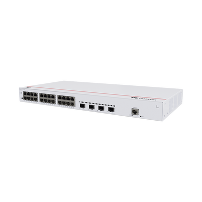 Switch Gigabit Administrable Capa 2 / 24 puertos 10/100/1000 Mbps / 4 Puertos SFP+ Uplink / Administración Nube Gratis