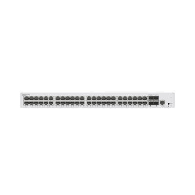 Switch Gigabit Administrable Capa 2 / 48 puertos 10/100/1000 Mbps / 4 Puertos SFP Uplink / Administración Nube Gratis