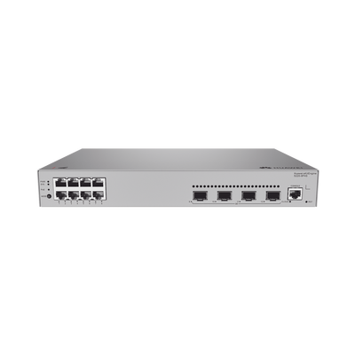 Switch Gigabit Administrable PoE Capa 2 / 8 puertos 10/100/1000 Mbps (PoE) / 4 Puertos SFP Uplink / 125W / PoE Perpetuo / Administración Nube Gratis