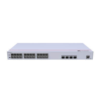 Switch Gigabit Administrable PoE Capa 3 / 24 puertos 10/100/1000 Mbps (PoE) / 4 Puertos SFP Uplink / 400W / PoE Perpetuo / iStack / Administración Nube Gratis