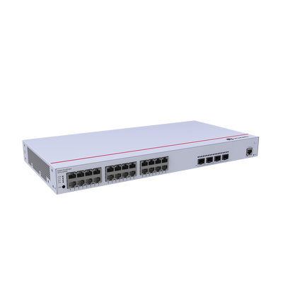 Switch Gigabit Administrable PoE Capa 3 / 24 puertos 10/100/1000 Mbps (PoE) / 4 Puertos SFP Uplink / 400W / PoE Perpetuo / iStack / Administración Nube Gratis