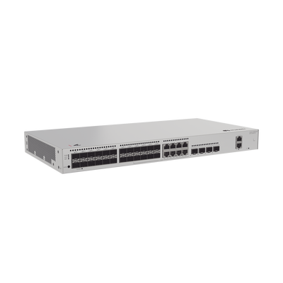 Switch Gigabit Administrable Capa 3 / 24 puertos SFP / 8 puertos 10/100/1000 Mbps (Combo) / 4 Puertos SFP+ Uplink / iStack /Administración Nube Gratis