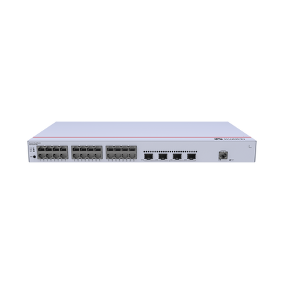 Switch Gigabit Administrable Capa 3 / 24 puertos 10/100/1000 Mbps / 4 Puertos SFP Uplink / iStack / Administración Nube Gratis