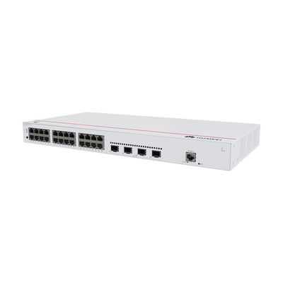 Switch Gigabit Administrable Capa 3 / 24 puertos 10/100/1000 Mbps / 4 Puertos SFP+ Uplink / iStack /Administración Nube Gratis