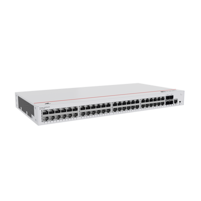 Switch Gigabit Administrable PoE Capa 3 / 48 puertos 10/100/1000 Mbps (PoE) / 4 Puertos SFP Uplink / 380W / PoE Perpetuo / iStack / Administración Nube Gratis