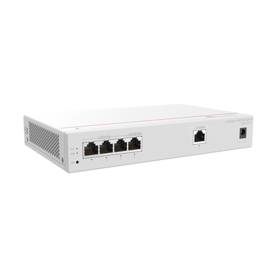 Router Multi-Servicio / 1 puerto 10/100/1000 Mbps(WAN) / 4 puertos 10/100/1000 Mbps(LAN) / Rendimiento 1 Gbps / Controla hasta 32 APs / Hasta 150 Clientes / Administración Nube Gratis