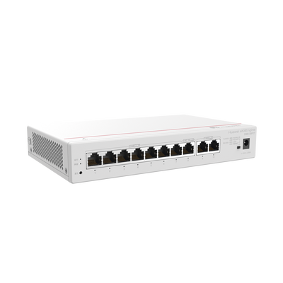 HUAWEI eKit - Router Multi-Servicio / 1 puerto 10/100/1000 Mbps(WAN) / 1 puerto 10/100/1000 Mbps(WAN/LAN) PoE / 7 puertos 10/100/1000 Mbps(LAN) PoE / 124W / Rendimiento 2 Gbps / Controla hasta 64 APs / Hasta 250 Clientes / Administración Nube Grati