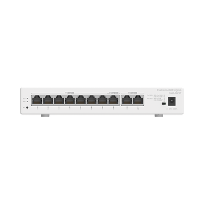 HUAWEI eKit - Router Multi-Servicio / 1 puerto 10/100/1000 Mbps(WAN) / 1 puerto 10/100/1000 Mbps(WAN/LAN) PoE / 7 puertos 10/100/1000 Mbps(LAN) PoE / 124W / Rendimiento 2 Gbps / Controla hasta 64 APs / Hasta 250 Clientes / Administración Nube Grati