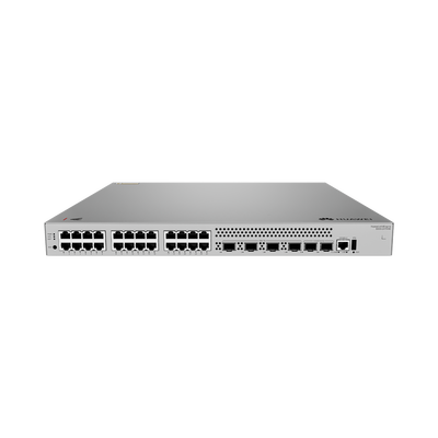 Switch Gigabit Administrable Capa 3 / 24 puertos 10/100/1000 Mbps / 4 Puertos SFP+ / 2 puertos SFP 12GE Stack / iStack /Administración Nube Gratis