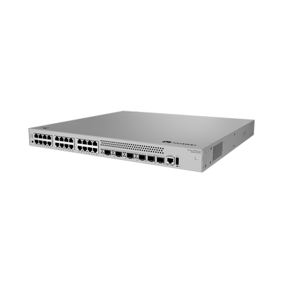 Switch Gigabit Administrable Capa 3 / 24 puertos 10/100/1000 Mbps / 4 Puertos SFP+ / 2 puertos SFP 12GE Stack / iStack /Administración Nube Gratis