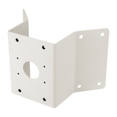 Adaptador de esquina compatible con montaje de pared SBP-300WM1, para domos fijos y PTZ Wisenet en interior o exterior