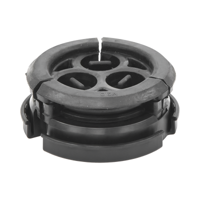 Bota pasamuro de 4". Incluye 3 orificios para cable coaxial de 7/8"