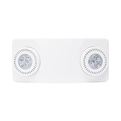 Luz de Emergencia Dual LED /520lm/uso rudo/montaje en pared o techo/batería de respaldo incluida