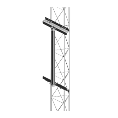 Mástil Robusto de 1 metro para Instalación en torre de tramo STZ30G, STZ35G y STZ45G (Galvanizado por Inmersión en Caliente).